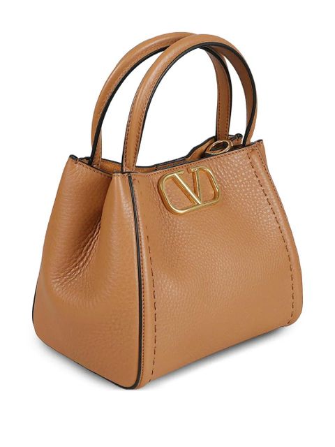 Valentino Garavani medium Alltime logo-detail tote bag - Brown