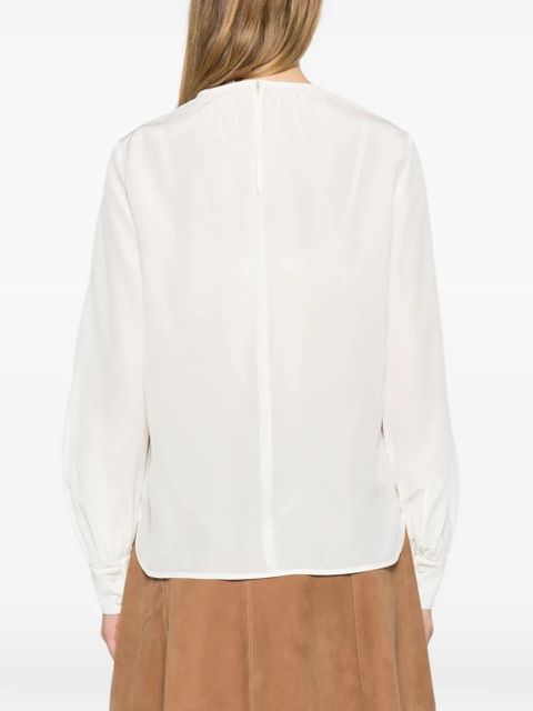 Max Mara Mstcolmo long-sleeve blouse - White