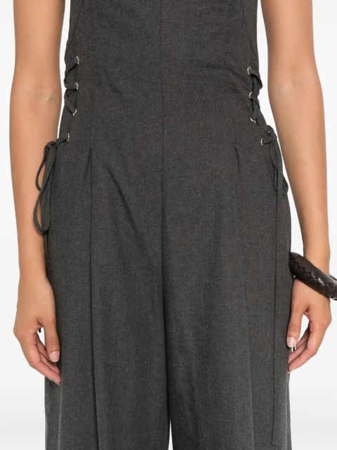 ALOHAS lace-up trousers - Grey