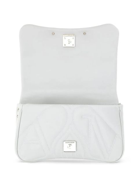 Alexander McQueen logo chain shoulder bag - Grey