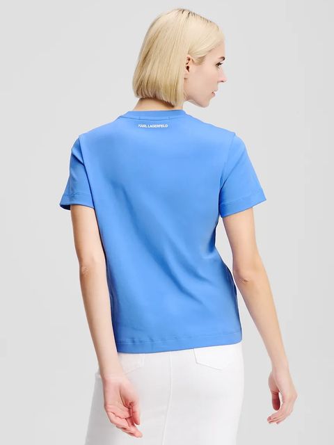 Karl Lagerfeld t-shirt bawełniany IKON AQUARELLE - zdjęcie produktu nr 2