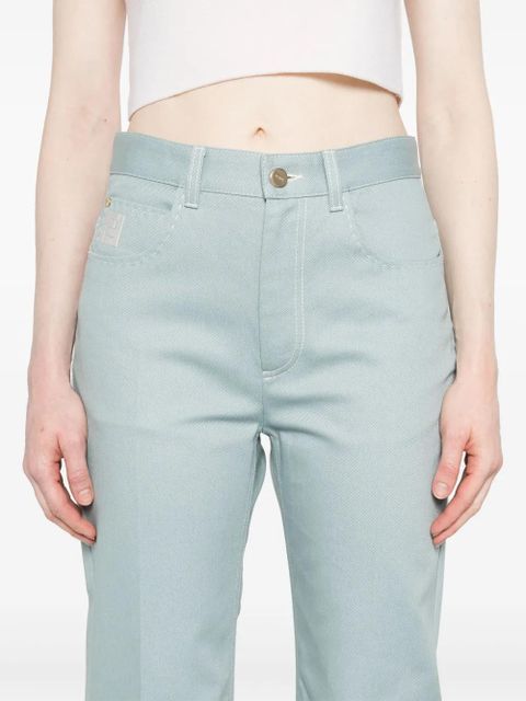 FENDI high-rise straight-leg jeans - Blue - zdjęcie produktu nr 2