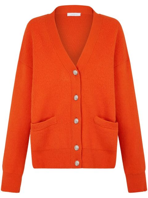 Rabanne oversized wool cardigan - Orange - zdjęcie produktu nr 1