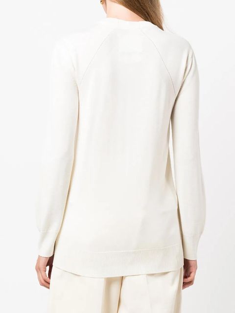 Jil Sander crew-neck merino wool sweater - Green