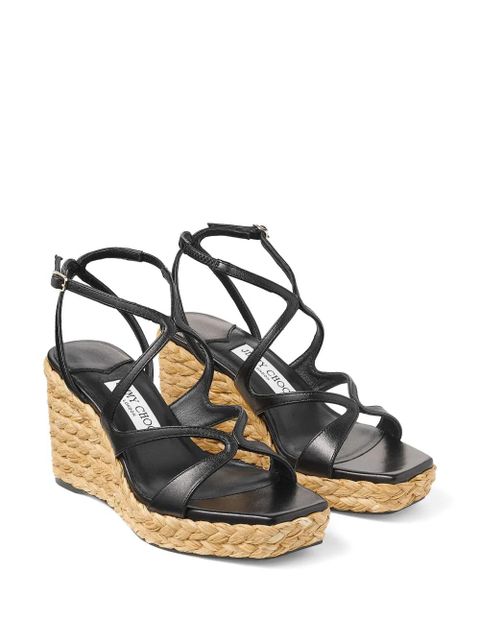 Jimmy Choo Ayla 85mm wedge sandals - Black - zdjęcie produktu nr 2