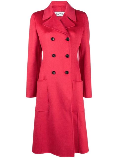 Lanvin double-breasted cashmere coat - Pink - zdjęcie produktu nr 1
