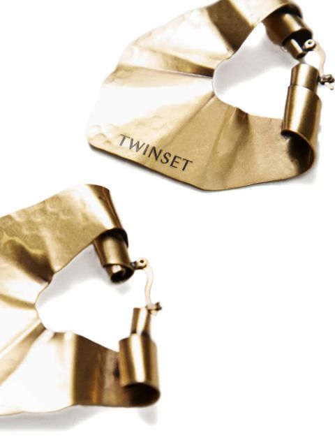 TWINSET Irregular hoop earrings - Gold