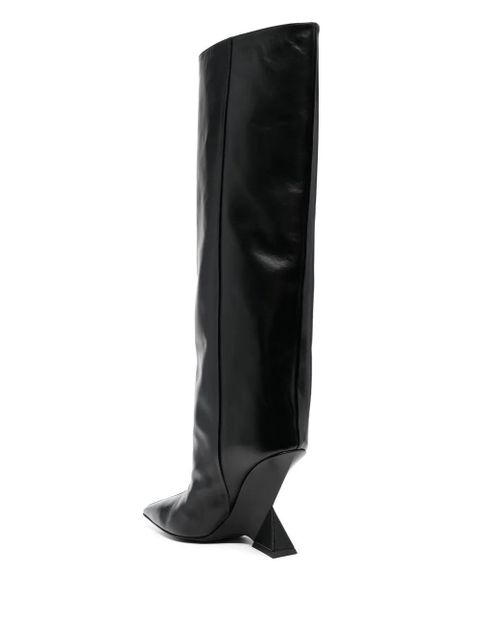 The Attico Cheope knee-high 105mm boots - Black - zdjęcie produktu nr 2