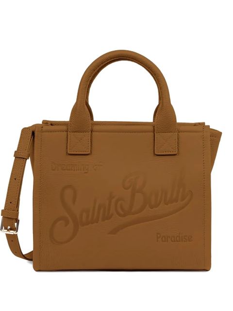 MC2 Saint Barth Vanity leather tote bag - Brown - zdjęcie produktu nr 1