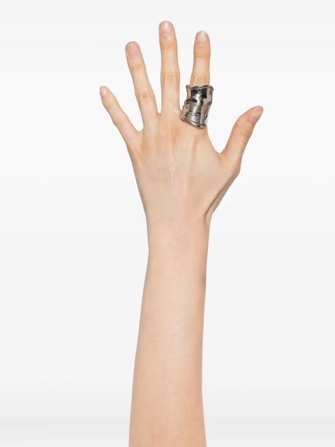 Jean Paul Gaultier the crushed can ring - Silver - zdjęcie produktu nr 2