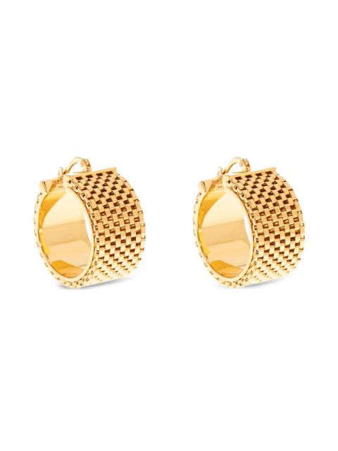 Jil Sander chain-link hoop earrings - Gold - zdjęcie produktu nr 1