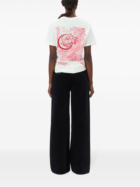 GANNI corduroy trousers - Black