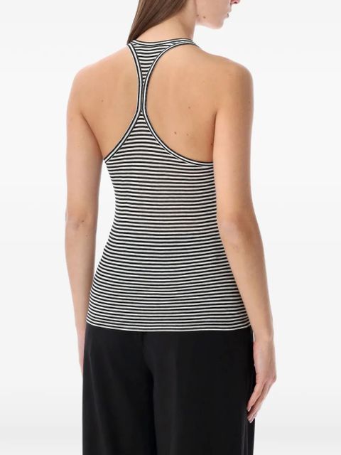TOM FORD striped-pattern tank - White - zdjęcie produktu nr 2