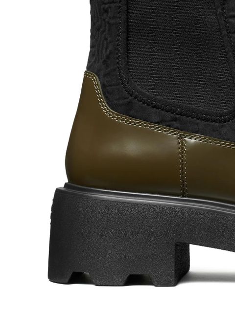 Tory Burch 65mm T-monogram chelsea boots - Green