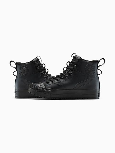 Converse trampki skórzane Chuck Taylor All Star Hiker Boot Water Repellent kolor czarny A13234C