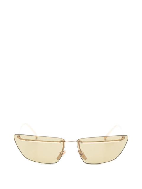 Prada Eyewear geometric-frame sunglasses - Gold - zdjęcie produktu nr 1