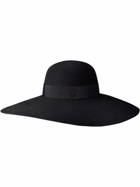 Maison Michel Blanche fur felt hat - Black - zdjęcie produktu nr 1