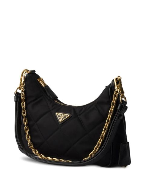 Prada mini Re-Edition quilted chain shoulder bag - Black