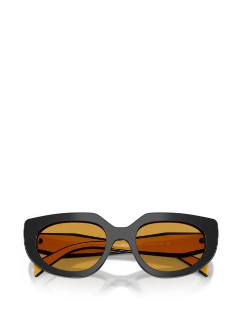 Prada Eyewear geometric-frame sunglasses - Black