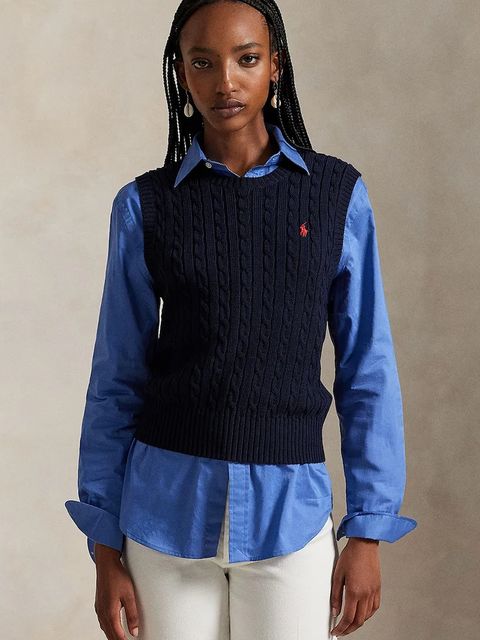 Polo Ralph Lauren bezrękawnik bawełniany - zdjęcie produktu nr 1