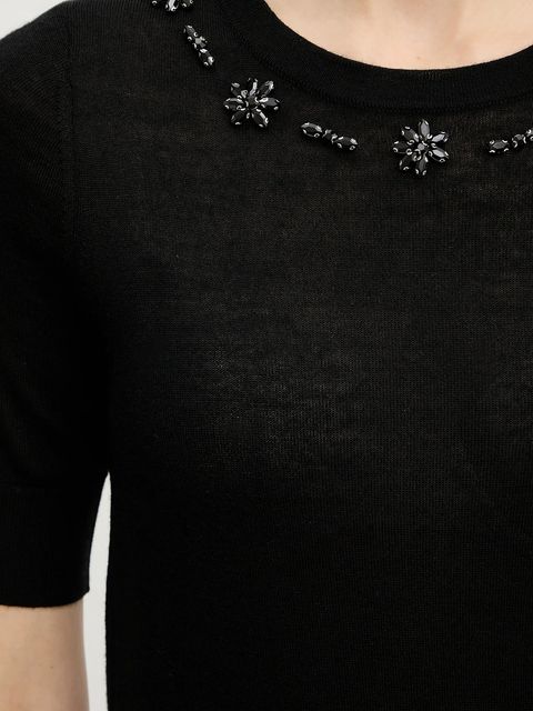 IBlues t-shirt z dodatkiem wełny FRESIA