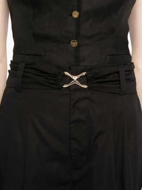 TWINSET wide-leg trousers - Black