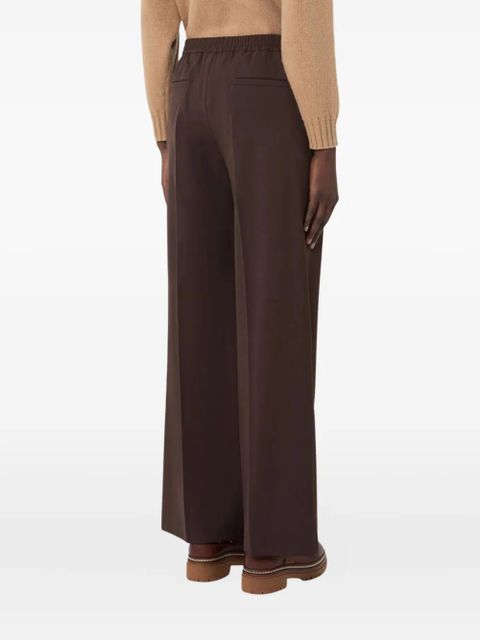 Weekend Max Mara elasticated-waistband trousers - Brown - zdjęcie produktu nr 2