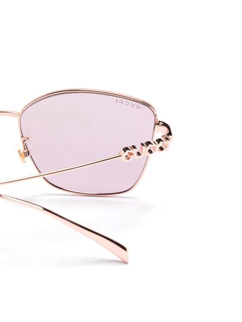 Gucci Eyewear butterfly-frame sunglasses - Pink - zdjęcie produktu nr 2