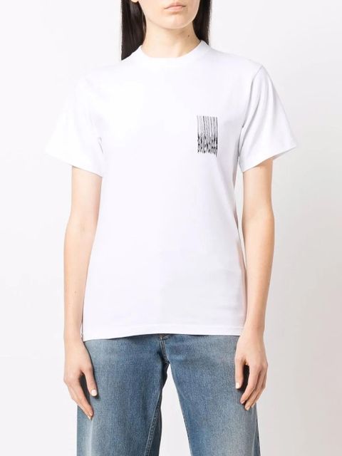 Balenciaga barcode-print T-shirt - White