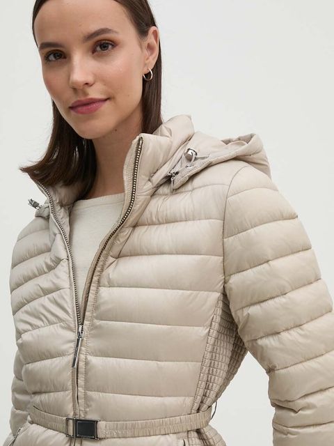 Calvin Klein kurtka damska kolor szary przejściowa K20K207108