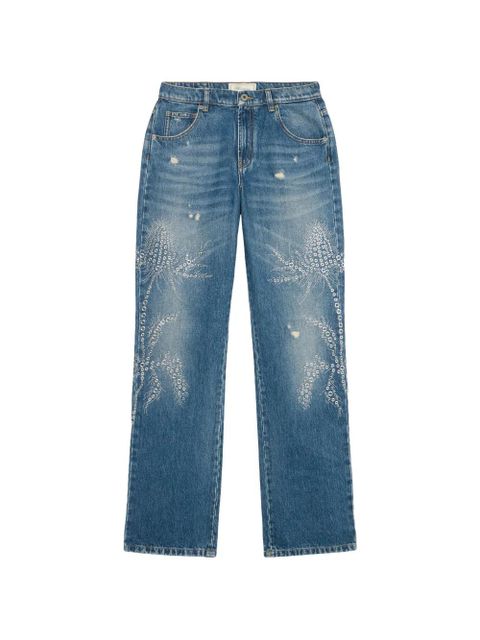 Blumarine stud-embellishment jeans - Blue - zdjęcie produktu nr 1