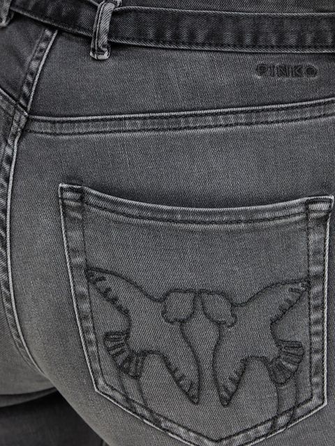 Pinko jeansy damskie high waist 100166 A2S2