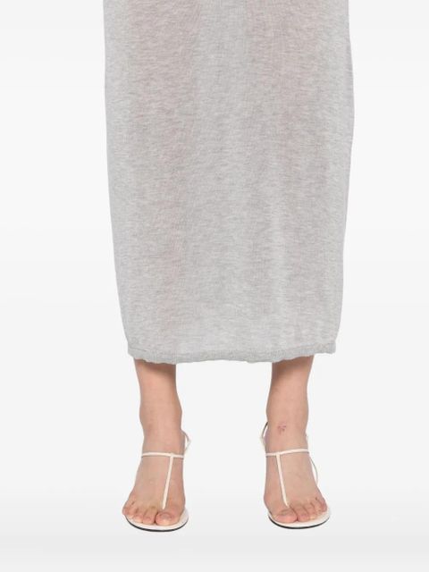 TOTEME knitted skirt - Grey