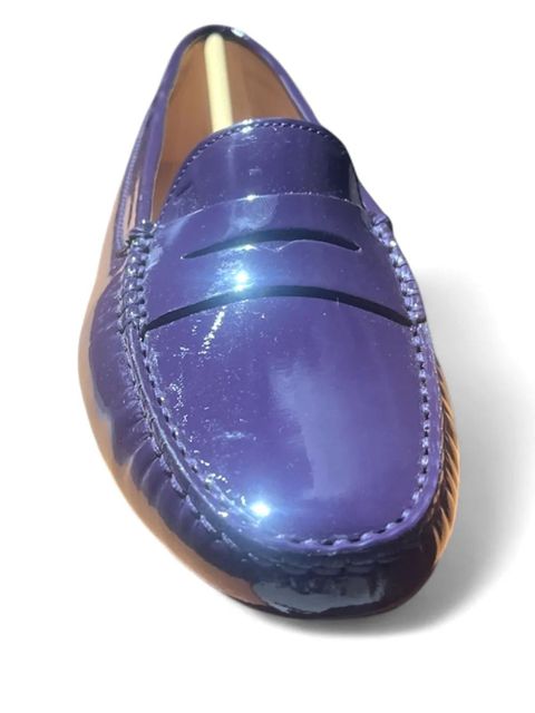 Tod's Gommino patent-finish loafers - Purple - zdjęcie produktu nr 2