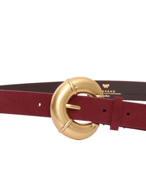 Weekend Max Mara Sebino buckled leather belt - Red - zdjęcie produktu nr 2