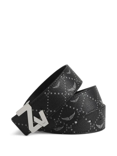Zadig&Voltaire monogram-pattern belt - Black - zdjęcie produktu nr 1