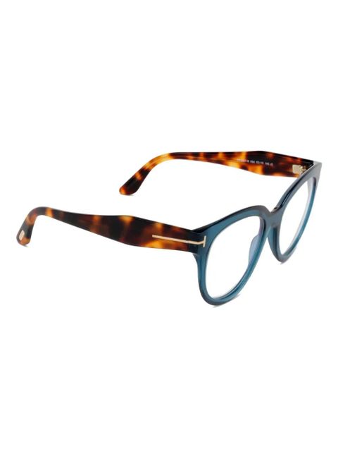 TOM FORD Eyewear round-frame glasses - Blue - zdjęcie produktu nr 2