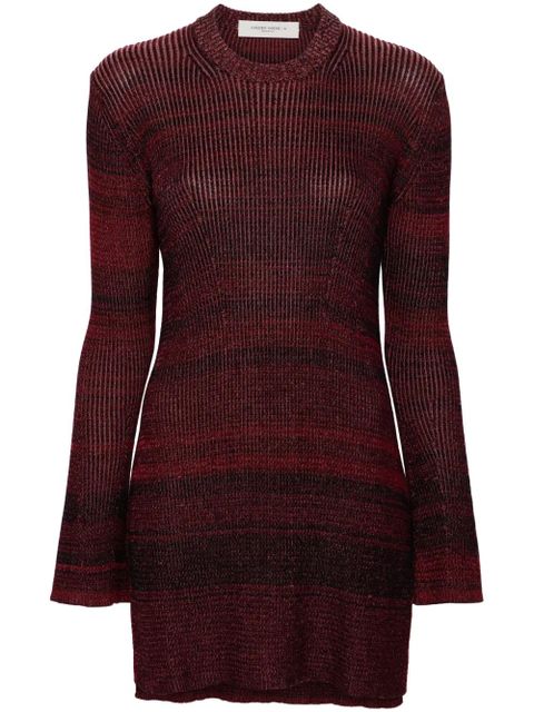 Golden Goose Meret knitted mini dress - Red - zdjęcie produktu nr 1