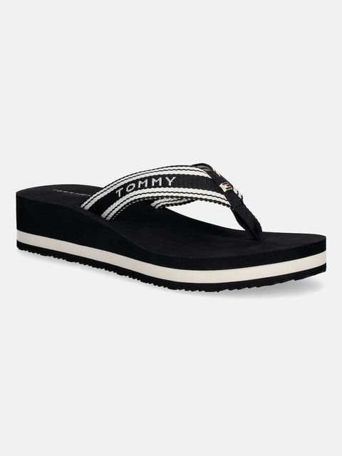 Tommy Hilfiger japonki damskie TH FLAG PRINT SUMMER SANDAL - zdjęcie produktu nr 2