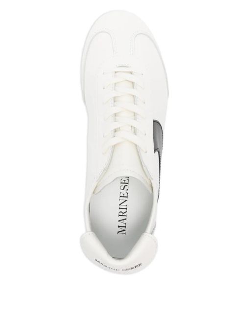 Marine Serre Astra logo sneakers - White