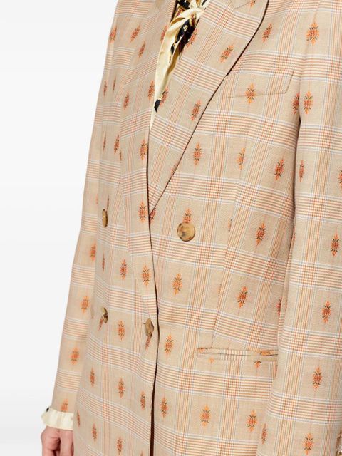 ETRO check-patterned blazer - Neutrals