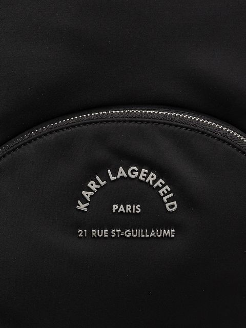 Karl Lagerfeld plecak damski kolor czarny duży gładki A2W30084