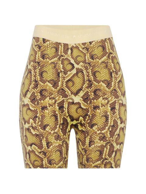 Marine Serre printed jersey shorts - Yellow - zdjęcie produktu nr 1