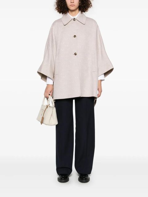 Max Mara Jago cape - Neutrals