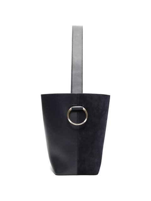 Victoria Beckham Dia ring-detail bucket bag - Blue - zdjęcie produktu nr 1
