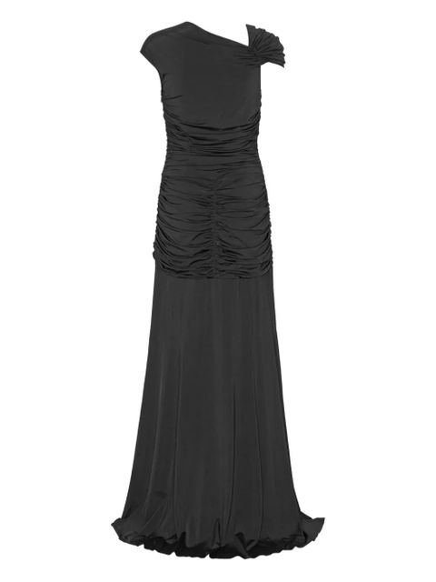 ROTATE BIRGER CHRISTENSEN asymmetric maxi dress - Black - zdjęcie produktu nr 1