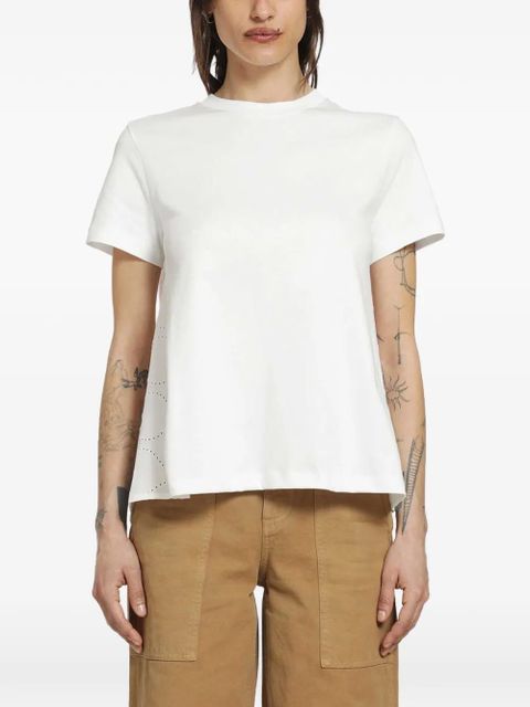 Moncler perforated T-shirt - White - zdjęcie produktu nr 1