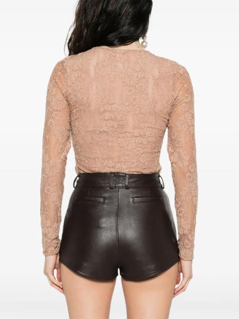 ZIMMERMANN floral-lace bodysuit - Neutrals