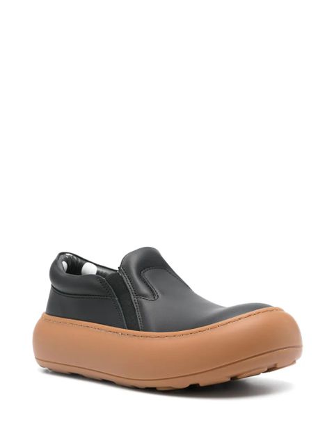 Moschino oversized-sole leather sneakers - Black - zdjęcie produktu nr 2