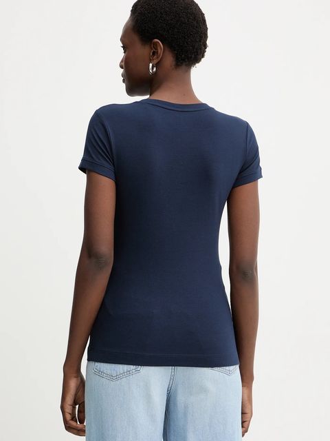 Guess t-shirt damski kolor granatowy W2YI44 J1314